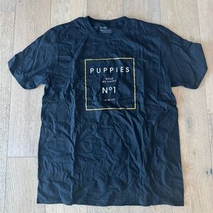 Black Puppies Make Me Happy T-Shirt